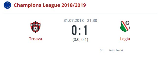 Трнава - Легия