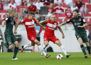 «Краснодар» — «Спартак». Гол Зе Луиша, «прием Зидана» от Ари, бутылки на поле