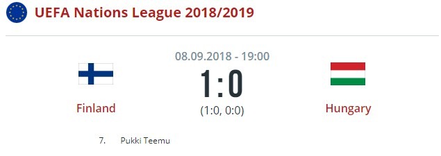 Финляндия - Венгрия