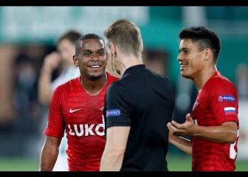 «Спартак» в равной борьбе уступил «Рапиду» в первом матче Лиги Европы