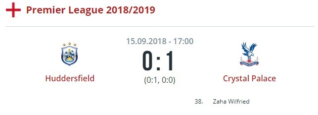 Хаддерсфилд - Кристал Пэлас