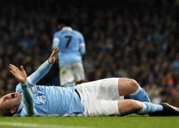 Де Брюйне вновь выбыл на месяц, травмировав левое колено