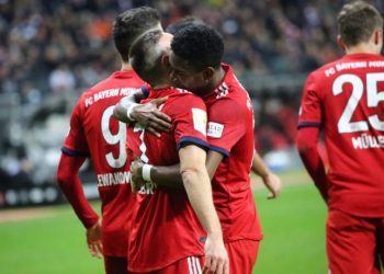 Первый дубль Рибери в сезоне помог «Баварии» разгромить «Айнтрахт»