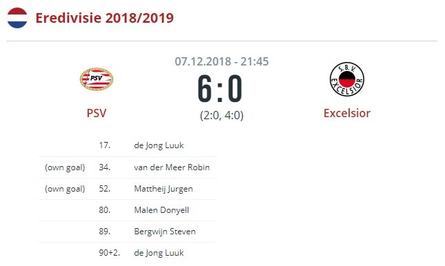 ПСВ - Эксельсиор