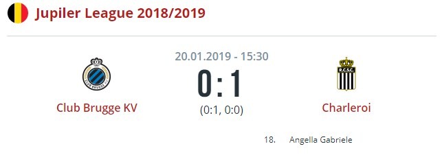 Брюгге - Шарлеруа