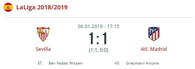 Севилья - Атлетико