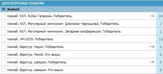 долгосрочные