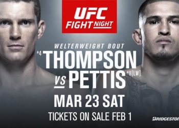 Прогноз Стивен Томпсон — Энтони Петтис (24 марта 2019), ставки и коэффициенты