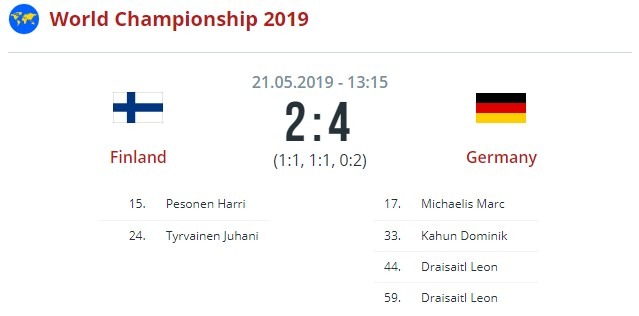 Финляндия - Германия