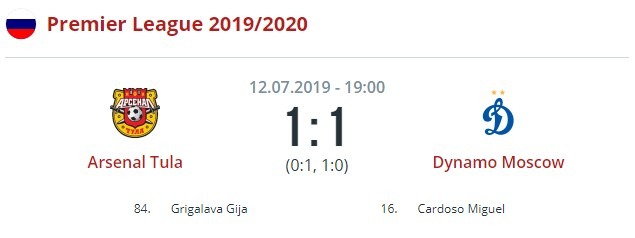 Арсенал - Динамо