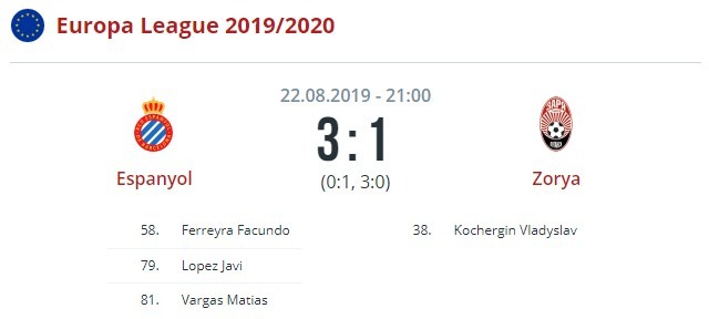 Эспаньол - Заря