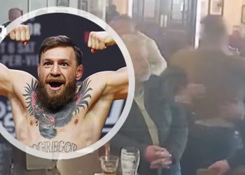 Макгрегор ударил по лицу пожилого мужчину в баре Дублина, отказавшегося выпить виски