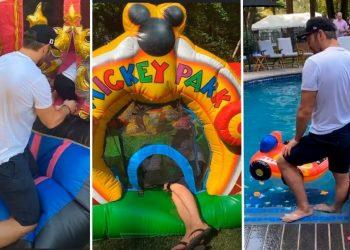 Овечкин получил фуболку от Руни, а также едва на застрял в парке аттракционов