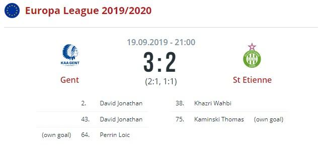 Гент - Сент-Этьен