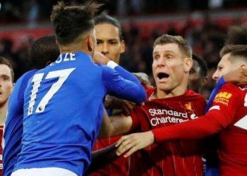 Игроки «Ливерпуля» и «Лестера» устроили потасовку после матча на «Энфилде»