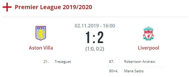 Астон Вилла - Ливерпуль