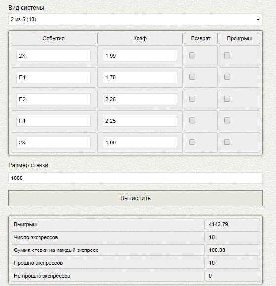 первый результат