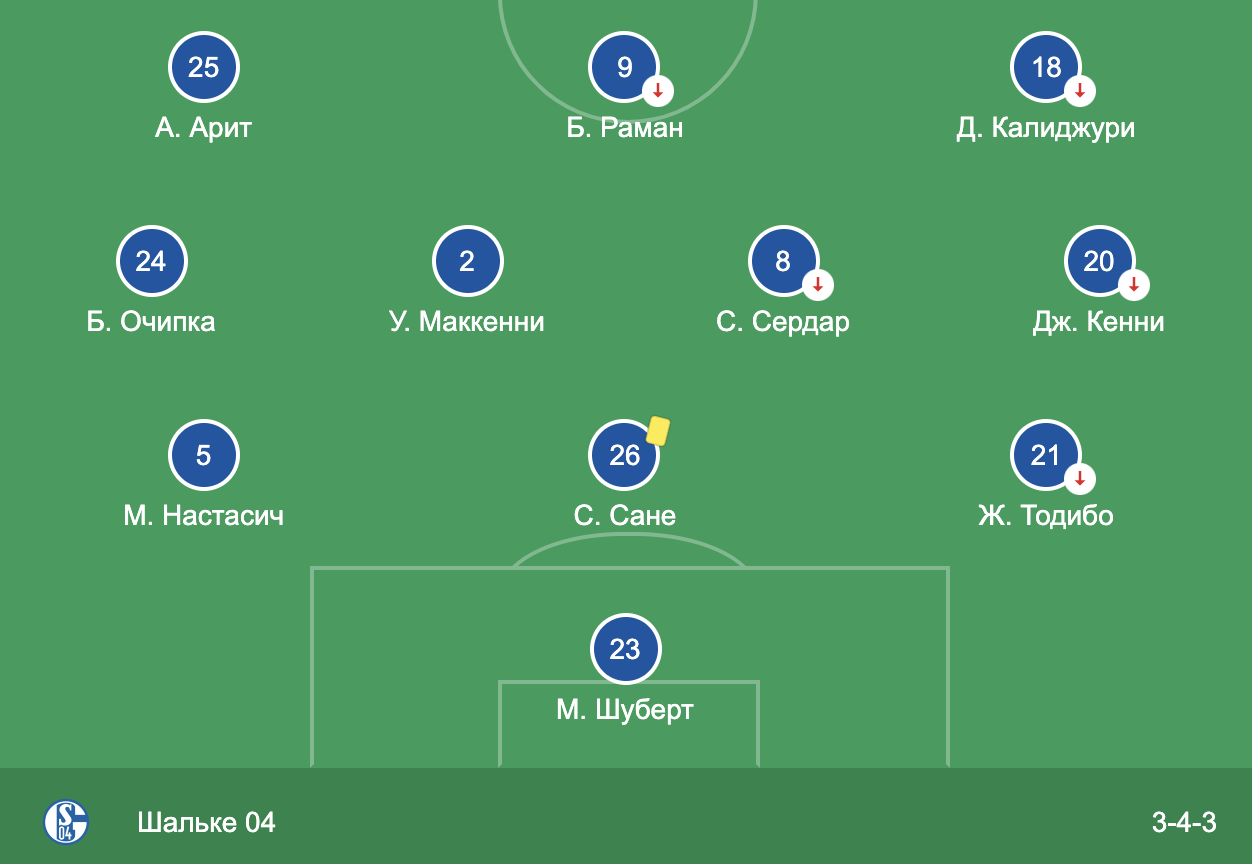 состав Шальке