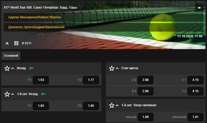 Роспись в теннисе