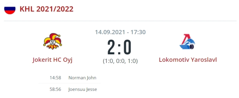 «Йокерит» — «Локомотив»